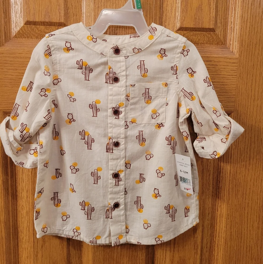 Baby Cactus Blouse Size 6-12mos. - Picture 1 of 5